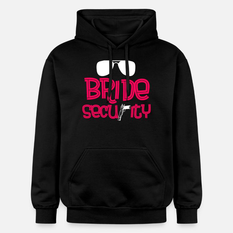 Sécurité de la mariée - Sweat à capuche Softstyle® Gildan Unisexe - noir