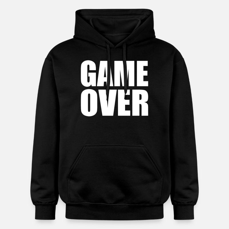 Game over - Sweat à capuche Softstyle® Gildan Unisexe - noir