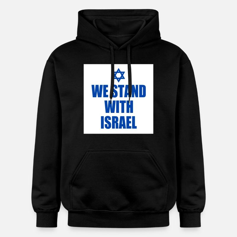 We stand with israel - Sweat à capuche Softstyle® Gildan Unisexe - noir