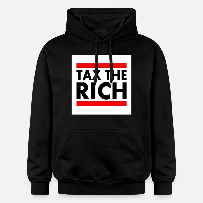 Tax the rich - Sweat à capuche Softstyle® Gildan Unisexe - noir