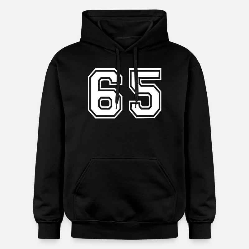 65 - Sweat à capuche Softstyle® Gildan Unisexe - noir