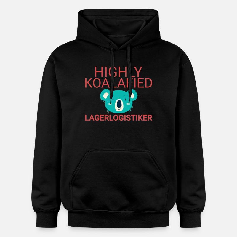 Entreprise de logistique d’entrepôt Koalafied - Sweat à capuche Softstyle® Gildan Unisexe - noir