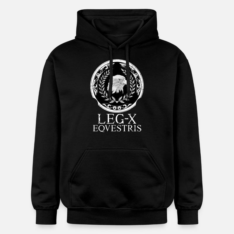 SPQR - Sweat à capuche Softstyle® Gildan Unisexe - noir