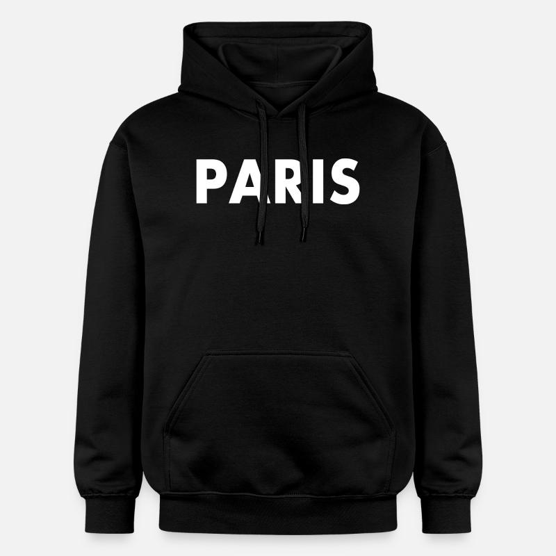 Paris - Sweat à capuche Softstyle® Gildan Unisexe - noir