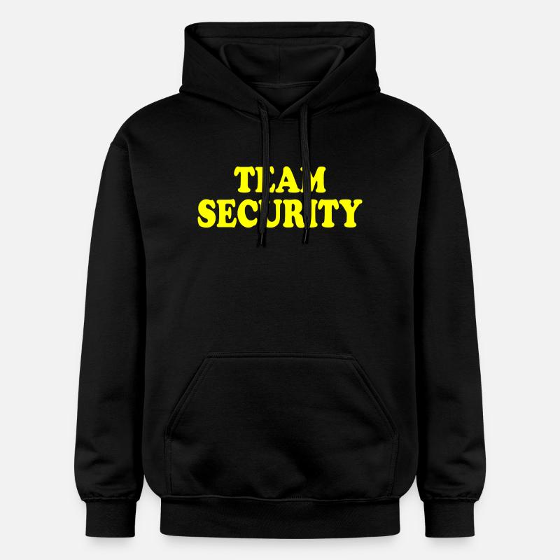 Team security - Sweat à capuche Softstyle® Gildan Unisexe - noir