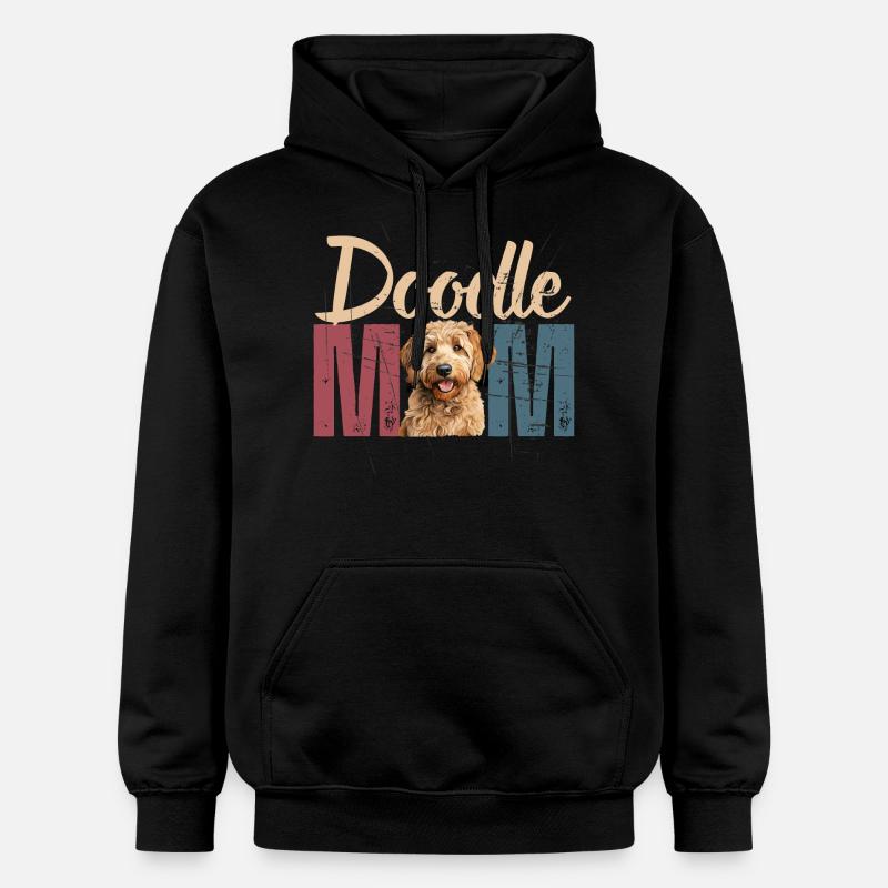 Maman Golden Doodle - Sweat à capuche Softstyle® Gildan Unisexe - noir