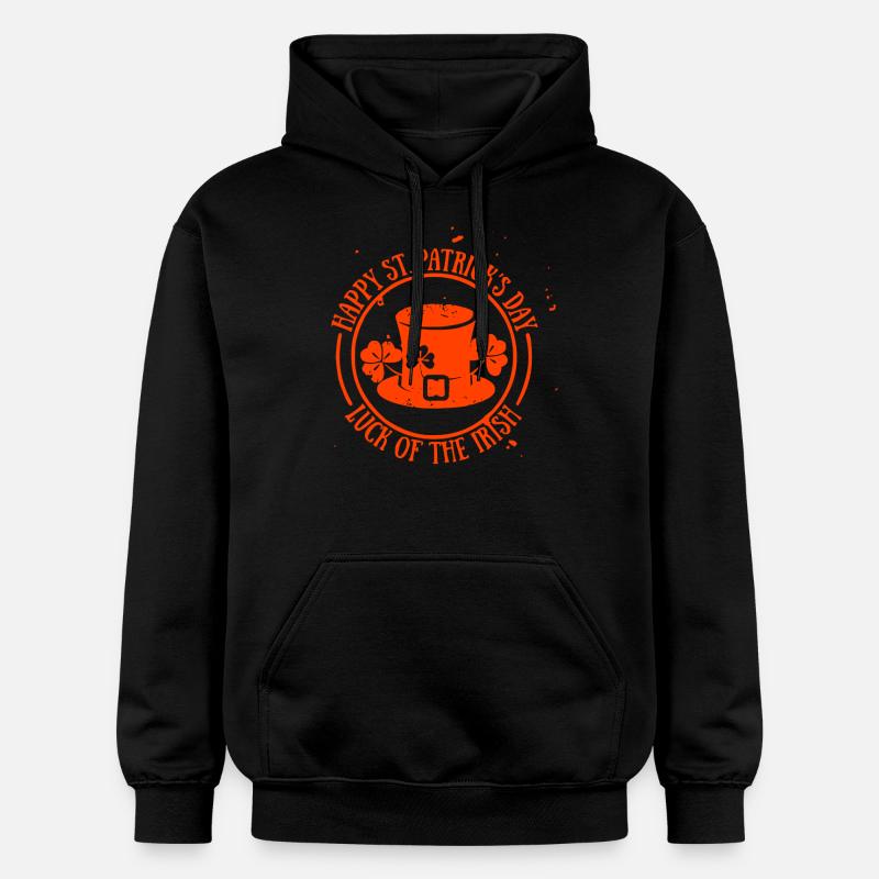 Joyeuse Saint Patrick - Sweat à capuche Softstyle® Gildan Unisexe - noir