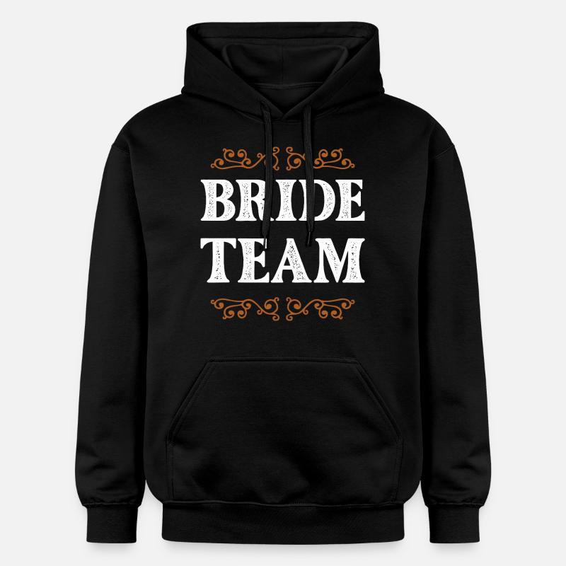 Équipage de la mariée - Sweat à capuche Softstyle® Gildan Unisexe - noir