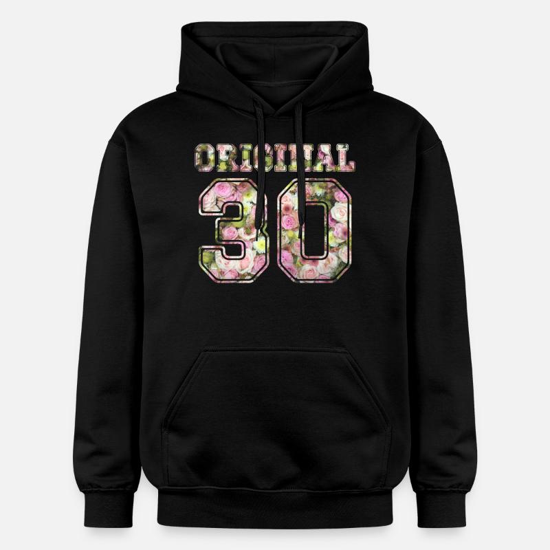 30 d'origine - Sweat à capuche Softstyle® Gildan Unisexe - noir