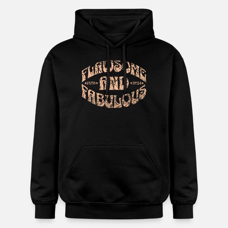 Impeccable et fabuleux à Gelb - Sweat à capuche Softstyle® Gildan Unisexe - noir