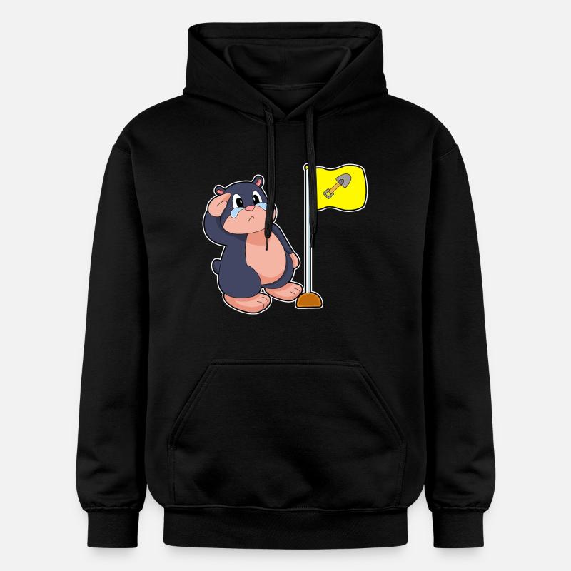 Drapeau taupe - Sweat à capuche Softstyle® Gildan Unisexe - noir