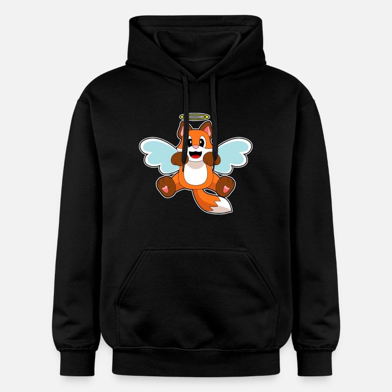 Fox Angel - Sweat à capuche Softstyle® Gildan Unisexe - noir