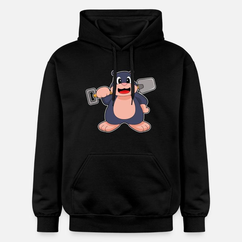 Pelle taupe - Sweat à capuche Softstyle® Gildan Unisexe - noir
