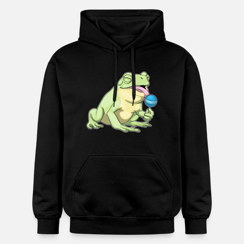 Sucette grenouille - Sweat à capuche Softstyle® Gildan Unisexe - noir