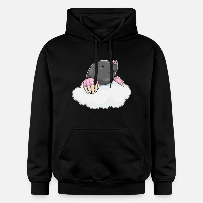 Nuages de taupes - Sweat à capuche Softstyle® Gildan Unisexe - noir