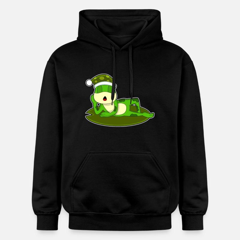 Grenouille Sleeping Nightcap - Sweat à capuche Softstyle® Gildan Unisexe - noir