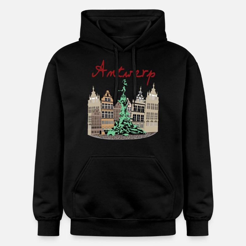 Brabo Anvers - Sweat à capuche Softstyle® Gildan Unisexe - noir