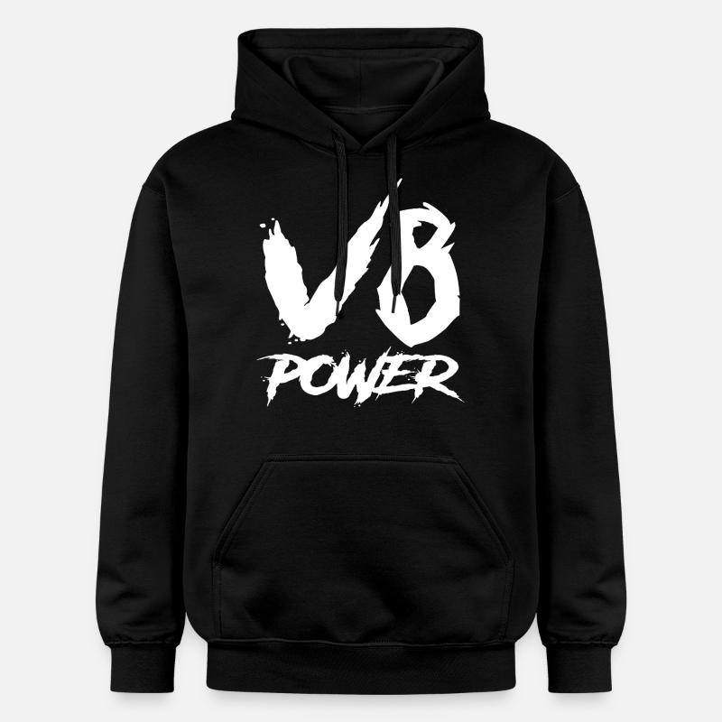 Puissance du V8 - Sweat à capuche Softstyle® Gildan Unisexe - noir