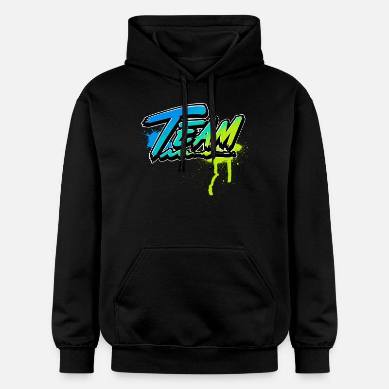 Team - Gildan Unisex Softstyle® Midweight Hoodie - Schwarz