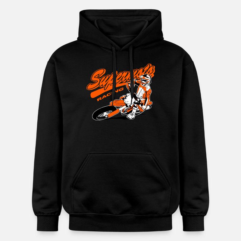 Supermoto Racing - Supermotard - Sweat à capuche Softstyle® Gildan Unisexe - noir