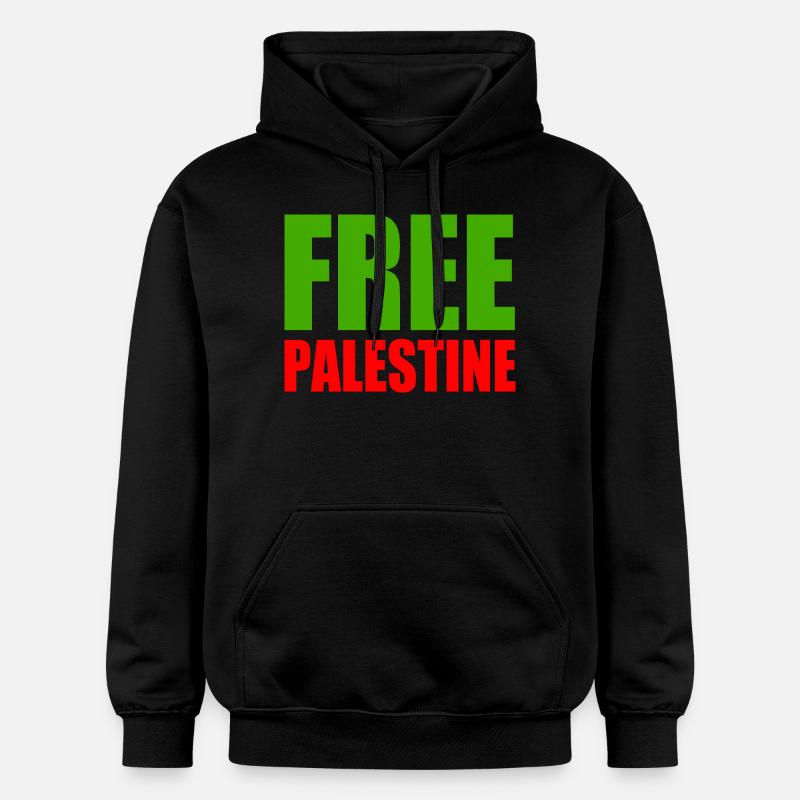 Free palestine - Sweat à capuche Softstyle® Gildan Unisexe - noir