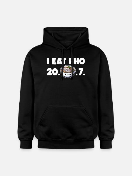Pho vietnamesisk mad vietnamesisk pho - Gildan Softstyle® Midweight unisex-hoodie - sort