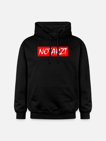 Notarzt - Gildan Unisex Softstyle® Midweight Hoodie - Schwarz