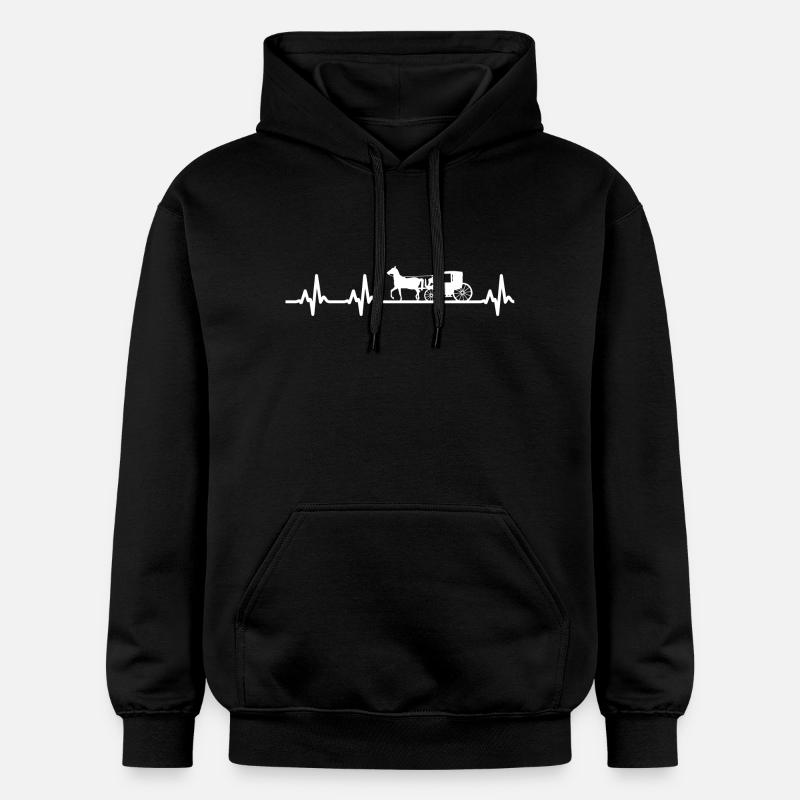 Calèche - Sweat à capuche Softstyle® Gildan Unisexe - noir