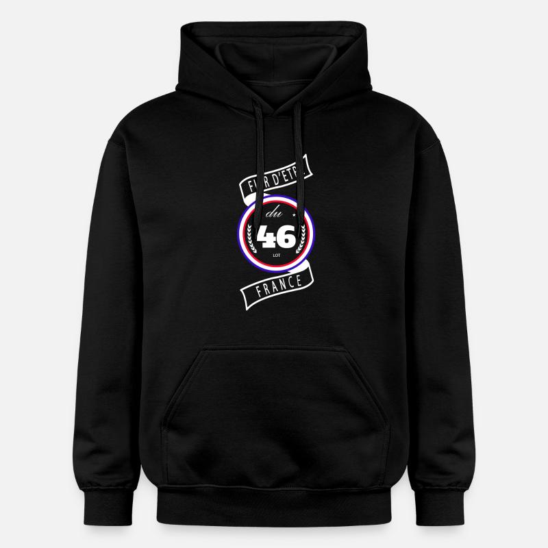 Fier d'être du 46 - Sweat à capuche Softstyle® Gildan Unisexe - noir