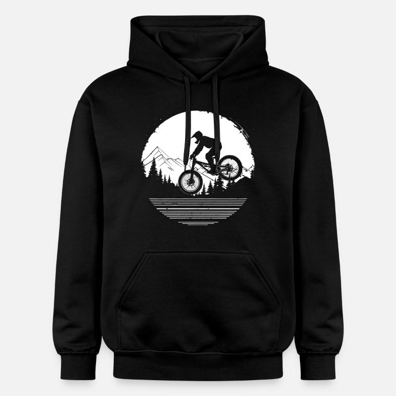 Amateurs de VTT - Sweat à capuche Softstyle® Gildan Unisexe - noir