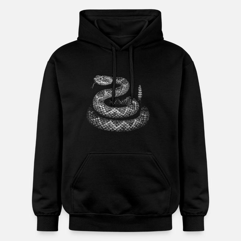 Snake - Gildan Unisex Softstyle® Midweight Hoodie - black