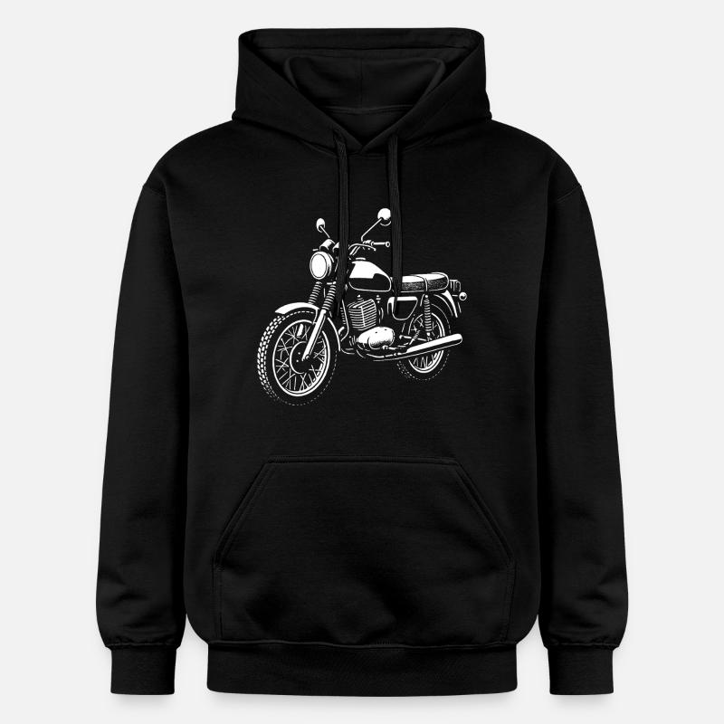 Légende à deux temps rétro - Sweat à capuche Softstyle® Gildan Unisexe - noir