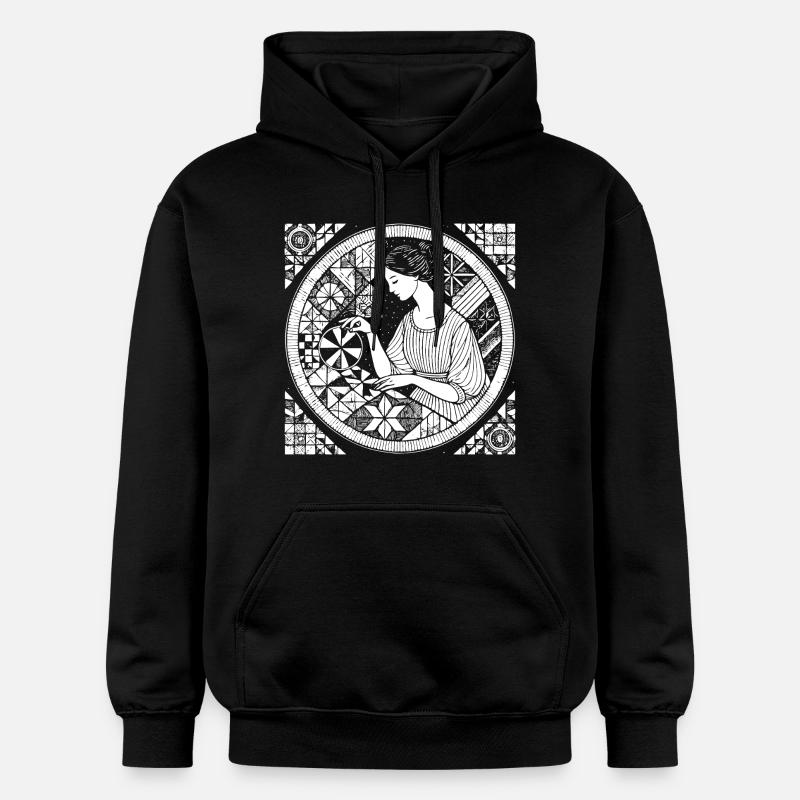 Conception de courtepointe – Créativité et artisanat - Sweat à capuche Softstyle® Gildan Unisexe - noir