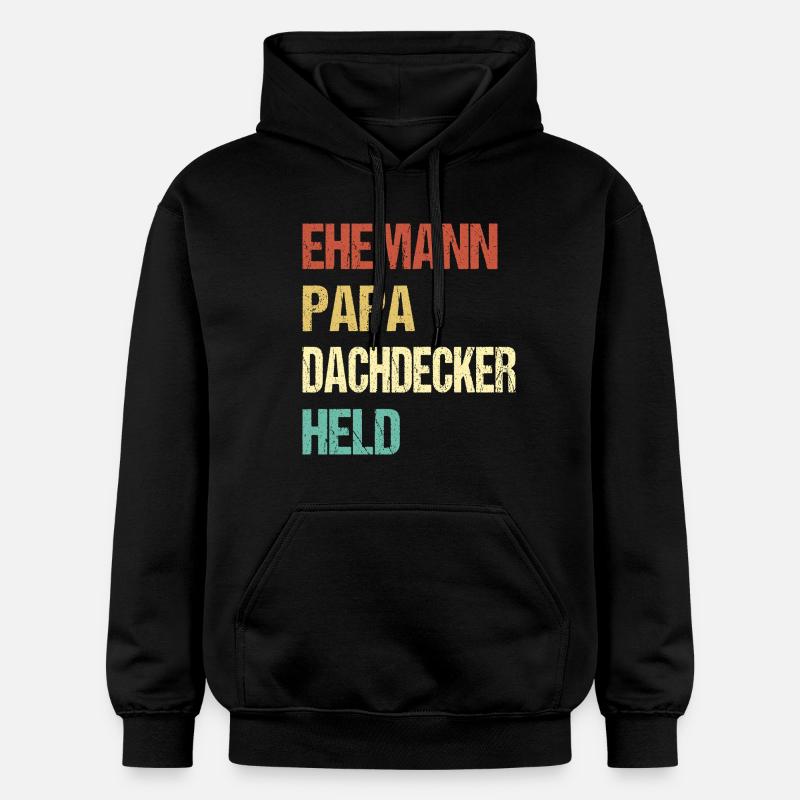 Papa couvreur - Sweat à capuche Softstyle® Gildan Unisexe - noir