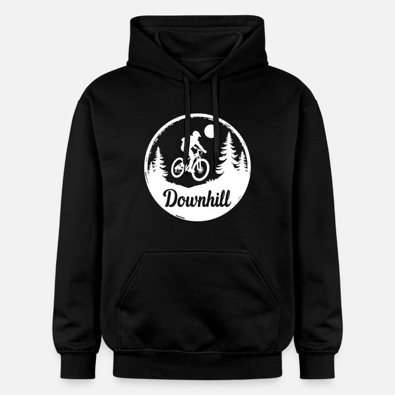 VTT de descente - Sweat à capuche Softstyle® Gildan Unisexe - noir