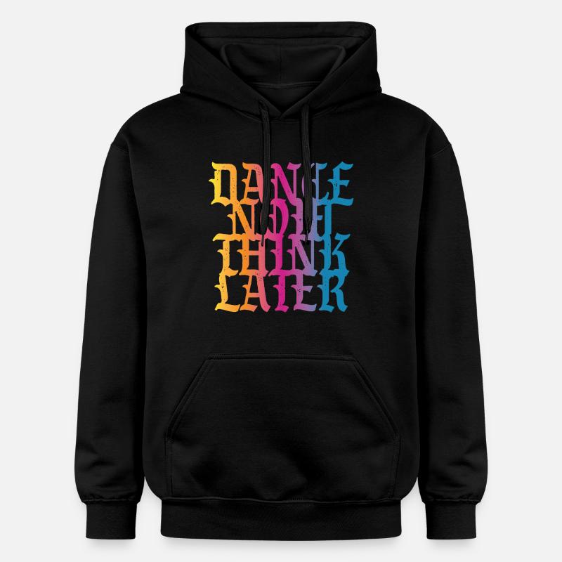 Danse maintenant, réfléchis plus tard - Sweat à capuche Softstyle® Gildan Unisexe - noir