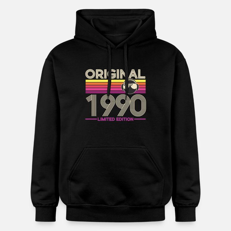 Original 1990 Édition Limitée - Sweat à capuche Softstyle® Gildan Unisexe - noir