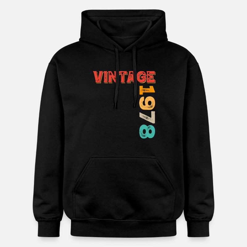 Millésime 1978 - Sweat à capuche Softstyle® Gildan Unisexe - noir