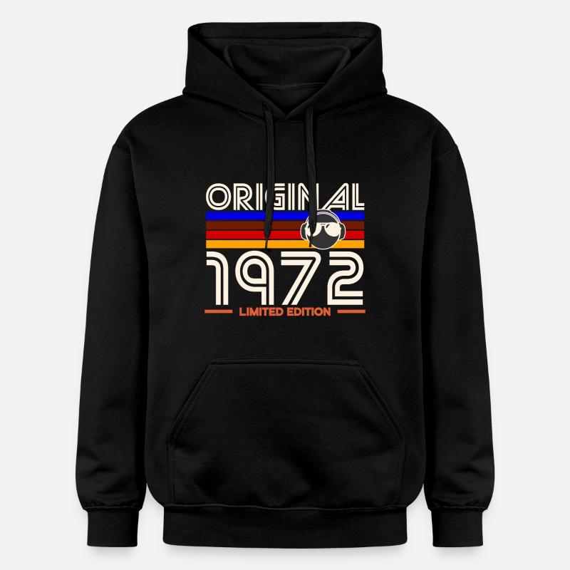 Original 1972 Édition limitée - Sweat à capuche Softstyle® Gildan Unisexe - noir