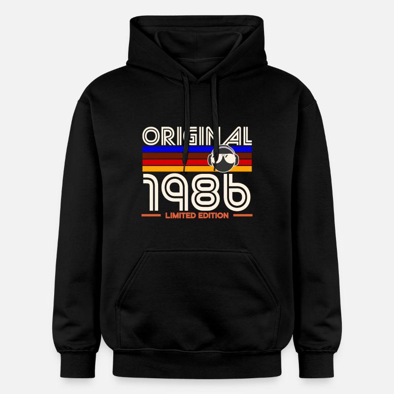 Original 1986 Edition Limitée - Sweat à capuche Softstyle® Gildan Unisexe - noir