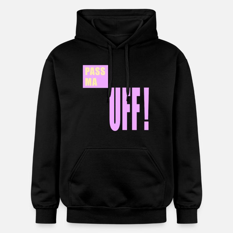 Berlin Attention Berlinerisch - Sweat à capuche Softstyle® Gildan Unisexe - noir