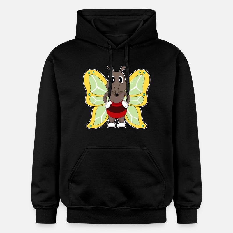 Moustique papillon - Sweat à capuche Softstyle® Gildan Unisexe - noir