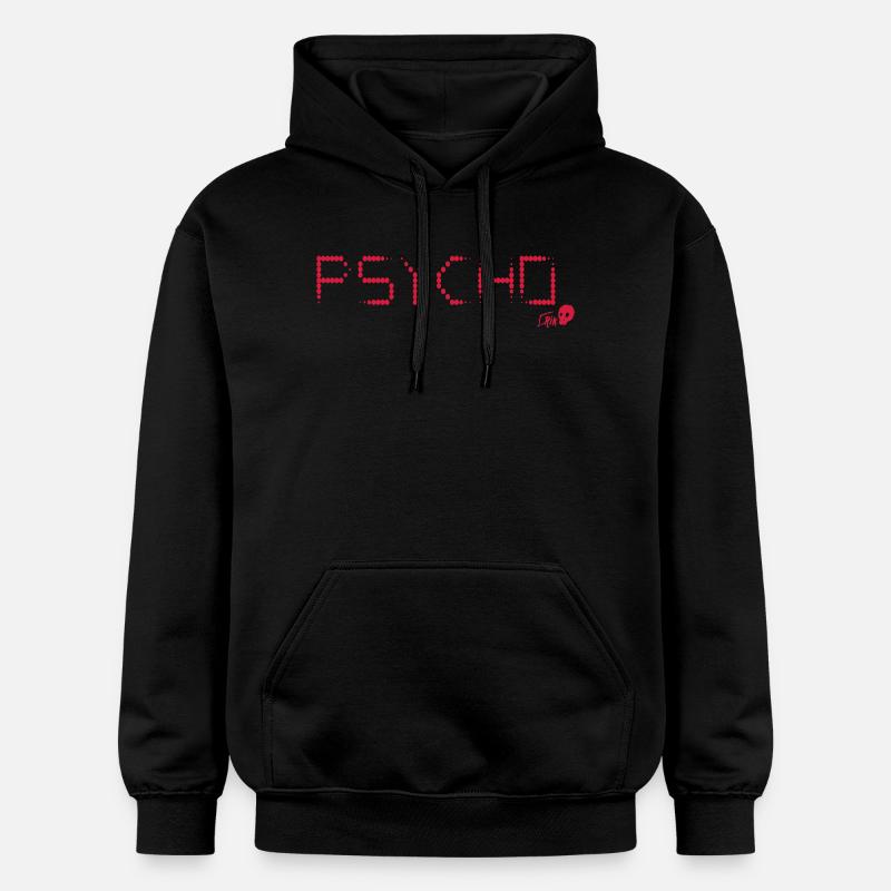 PSYCHO - Sweat à capuche Softstyle® Gildan Unisexe - noir