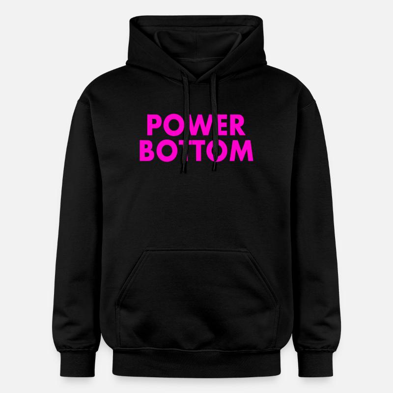 Power bottom - Sweat à capuche Softstyle® Gildan Unisexe - noir