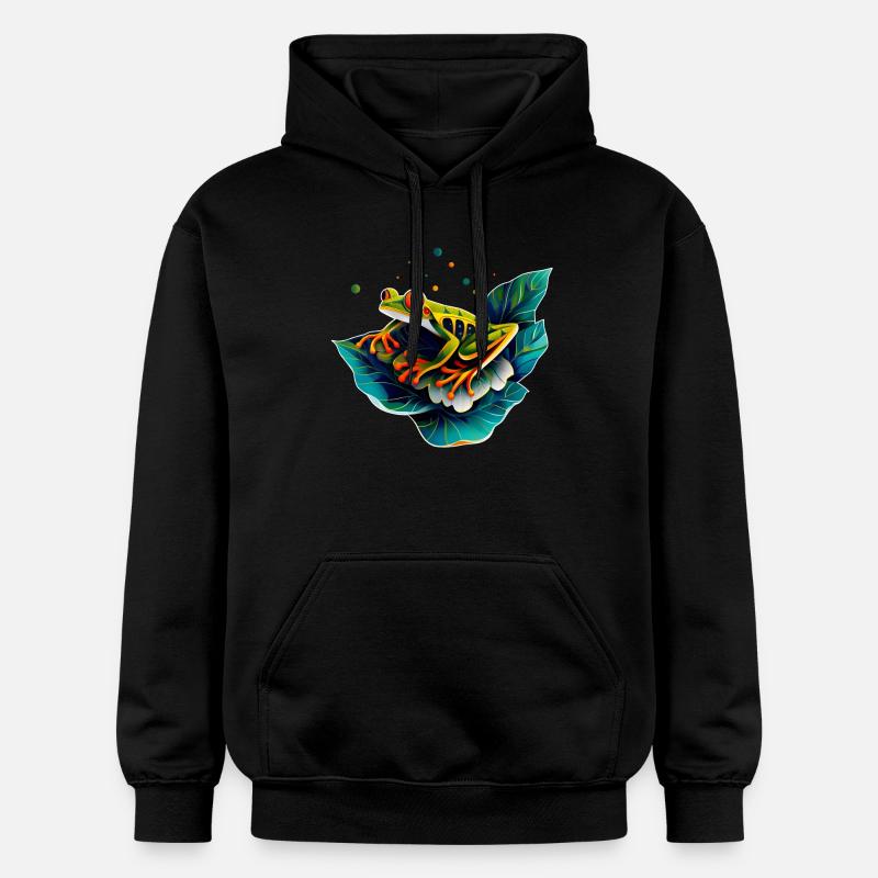 Grenouille - Sweat à capuche Softstyle® Gildan Unisexe - noir