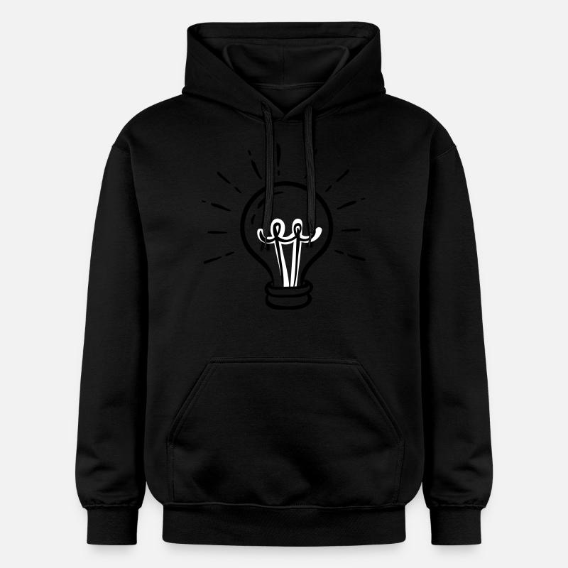 Ich habe eine neue Idee! - Gildan Unisex Softstyle® Midweight Hoodie - Schwarz