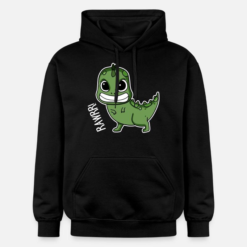 Bébé dinosaure cadeau - Sweat à capuche Softstyle® Gildan Unisexe - noir