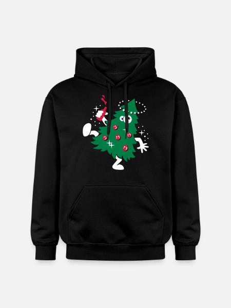Tipsy Christmas - Gildan Unisex Softstyle® Midweight Hoodie - black