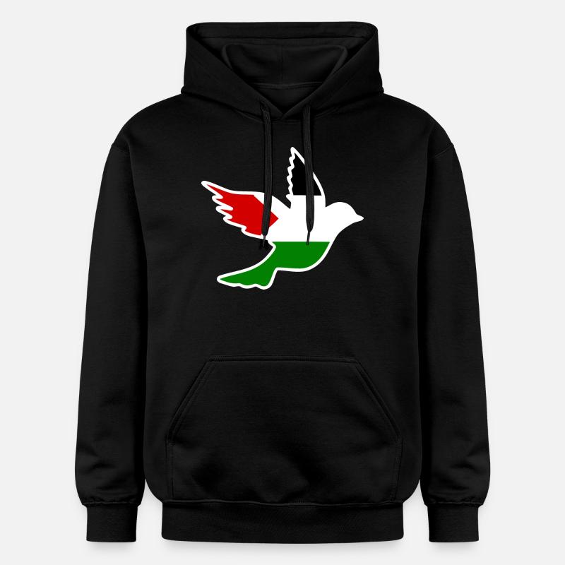Free palestine - Sweat à capuche Softstyle® Gildan Unisexe - noir