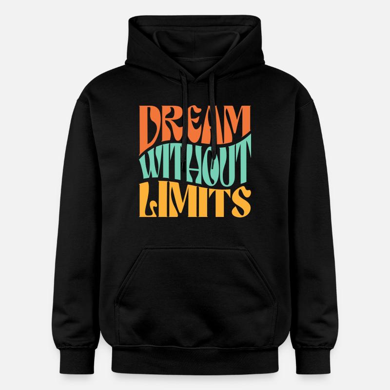 Dream Without Limits - Gildan Unisex Softstyle® Midweight Hoodie - black